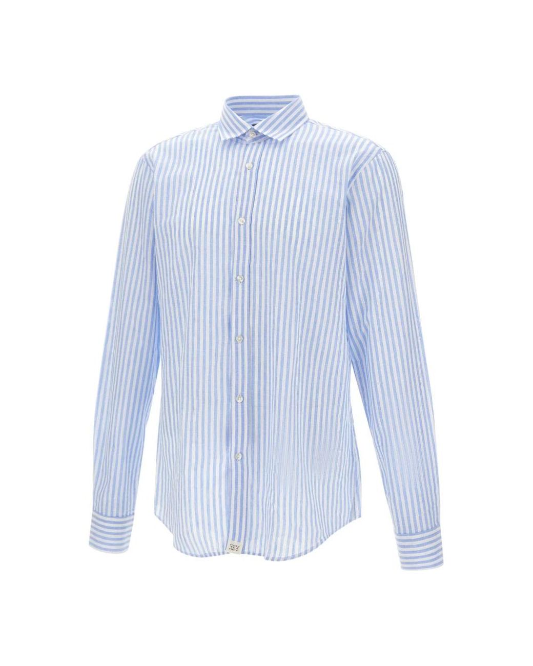 Peuterey Blue Casual Shirts for men