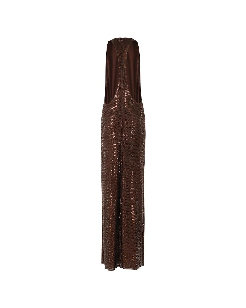 Self-Portrait Brown Maxi Dresses