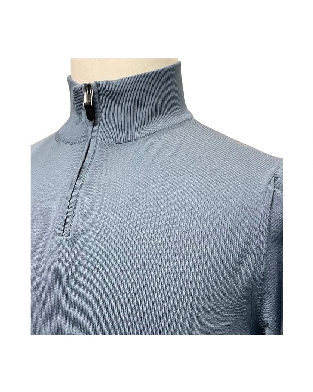 Canali Blue Turtlenecks for men