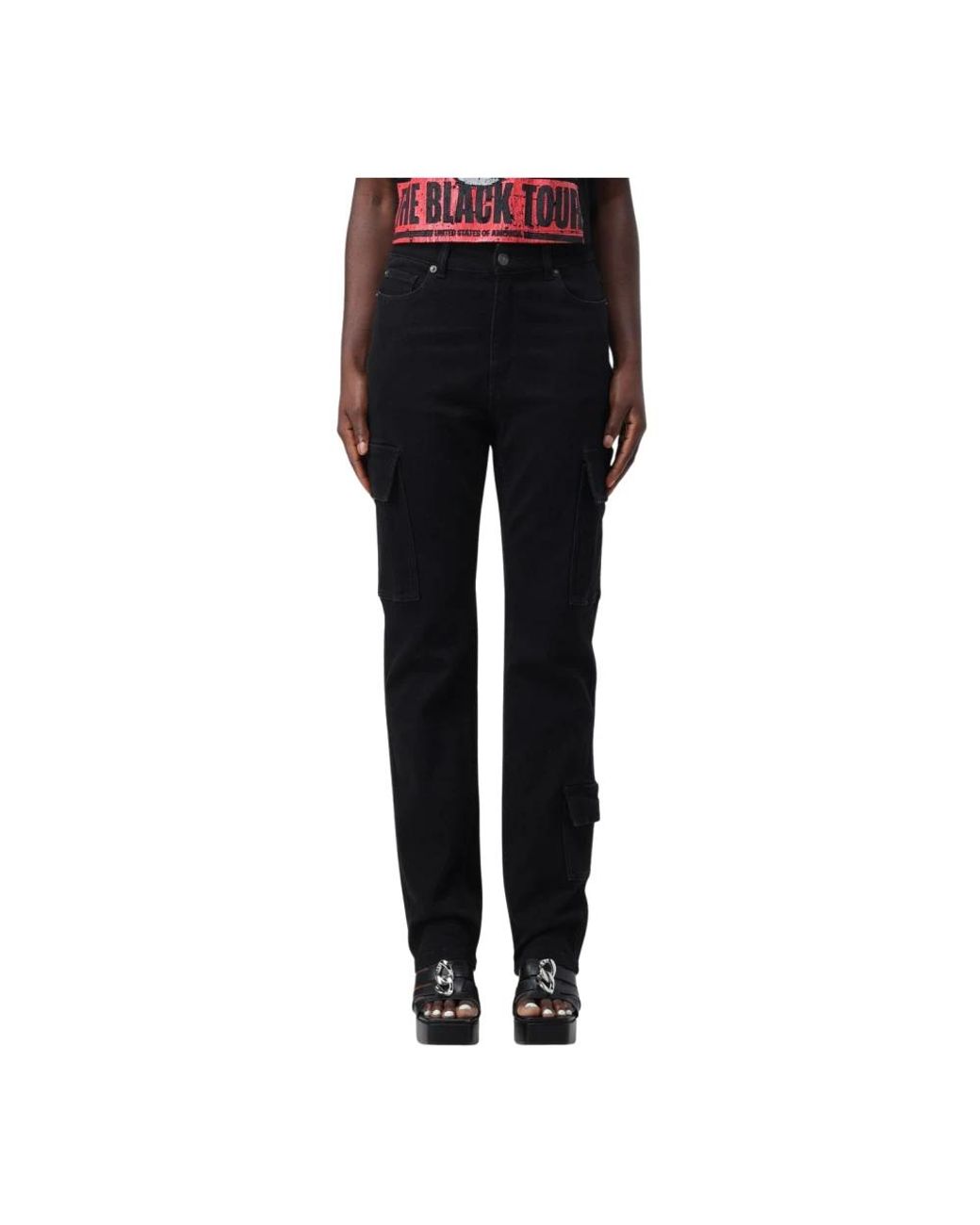 Twinset Blue Straight Fit Jeans