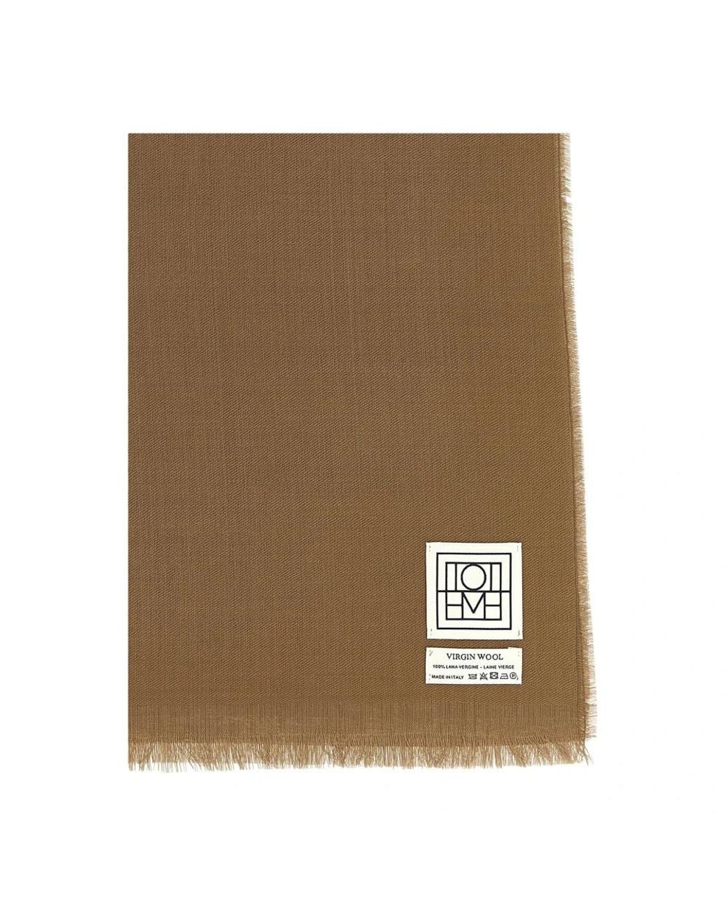 Totême  Brown Winter Scarves
