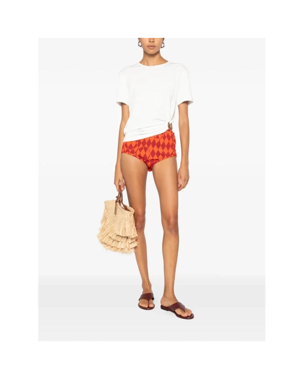 Bottoms Dries Van Noten en coloris Red