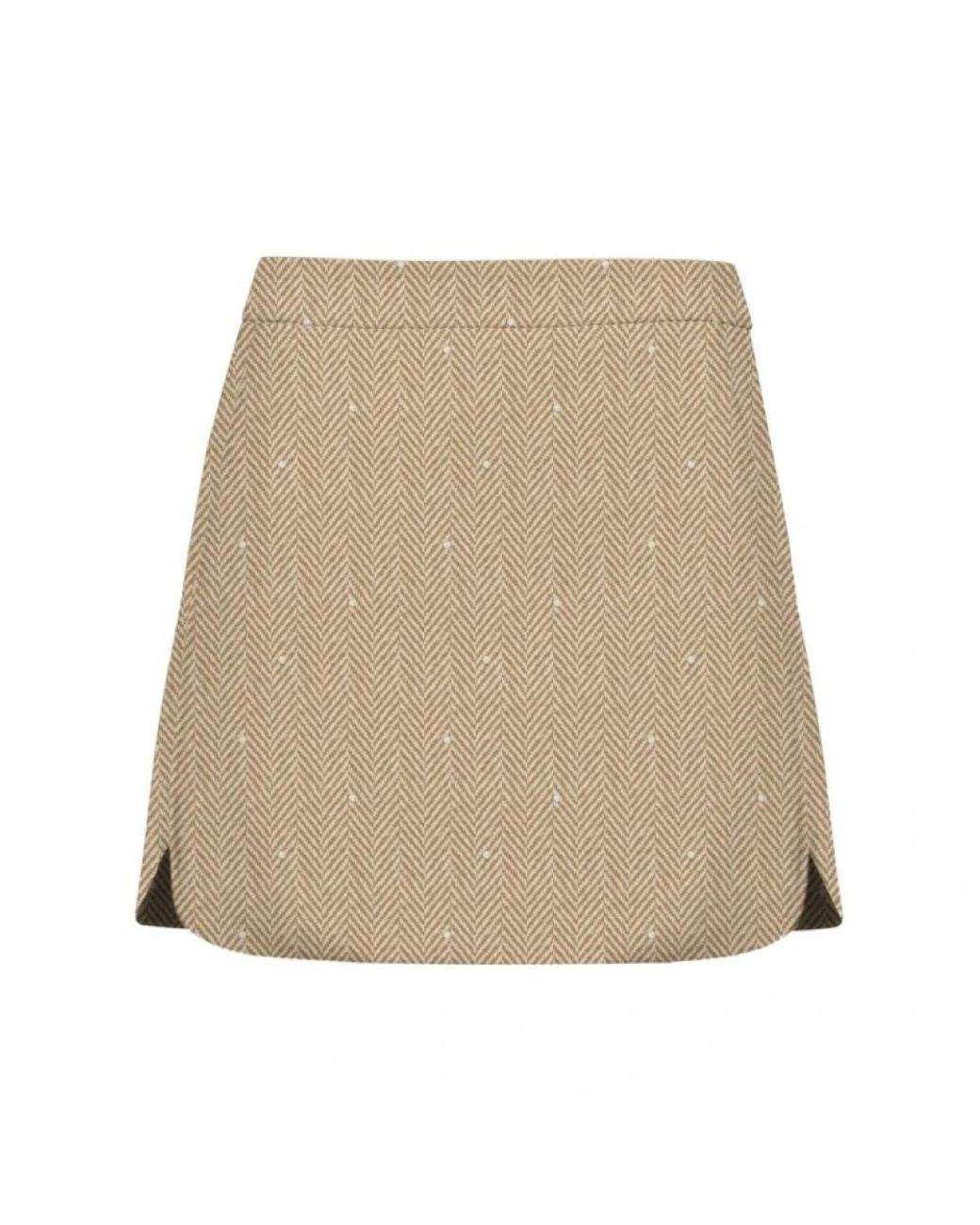 Mc2 Saint Barth Natural Short Skirts