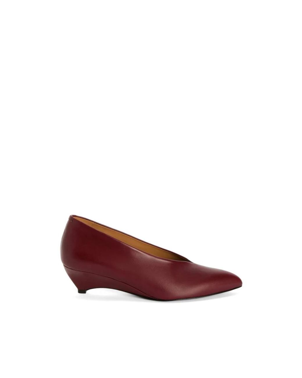 Jil Sander Red Wedges