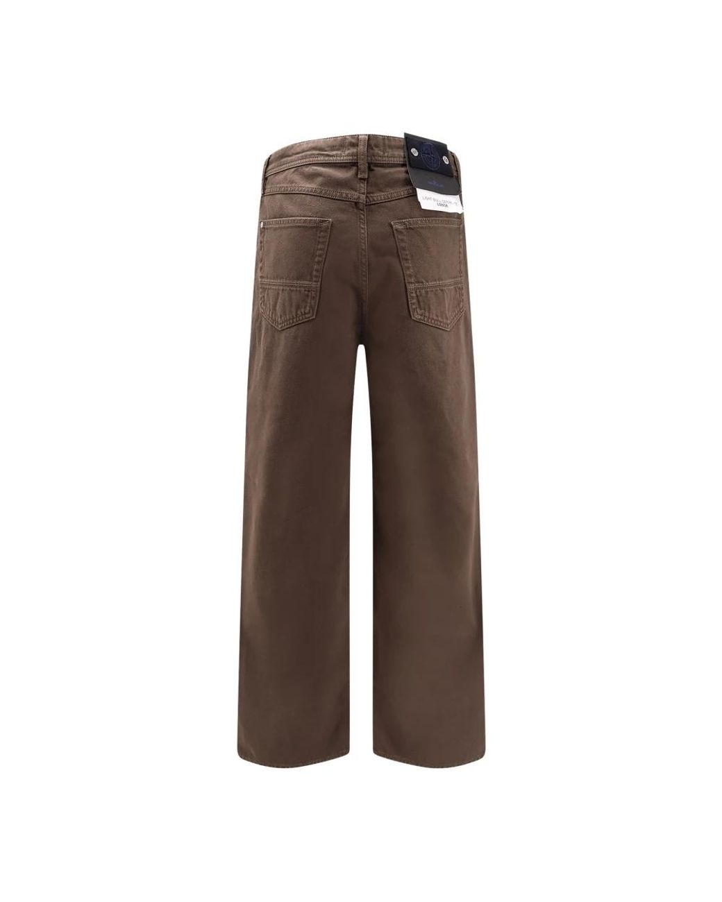 Stone Island Brown Wide Jeans for men