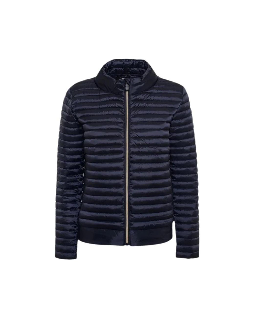 Save The Duck Jassen ,Blauw ,Nylon Gewatteerde Jas Alyssa Model in het Blue