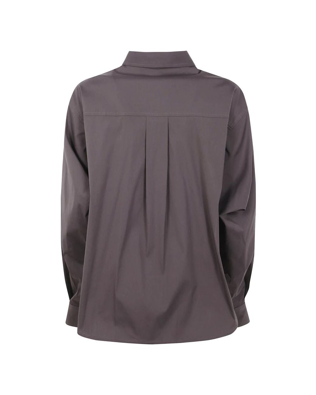 Brunello Cucinelli Gray Shirts