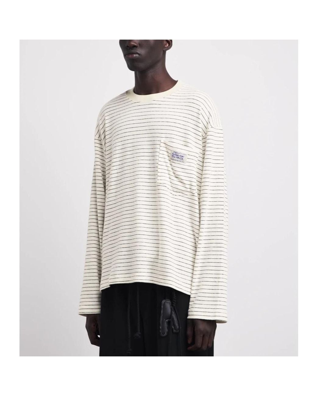 Song For The Mute White Long Sleeve T-Shirts for men