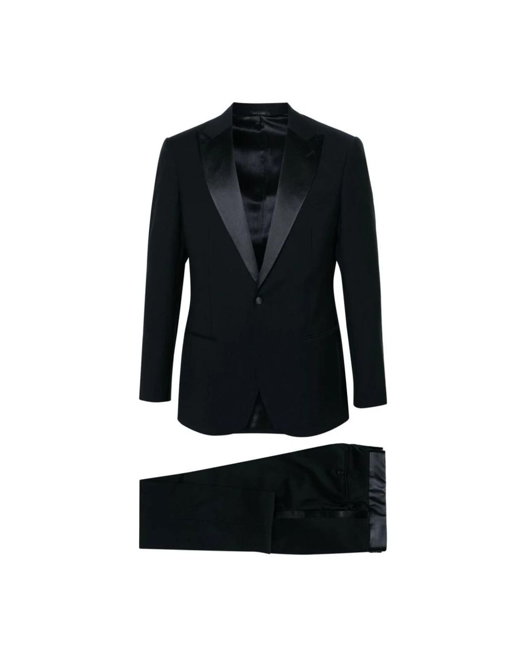 Giorgio Armani Black Single Breasted Suits for men
