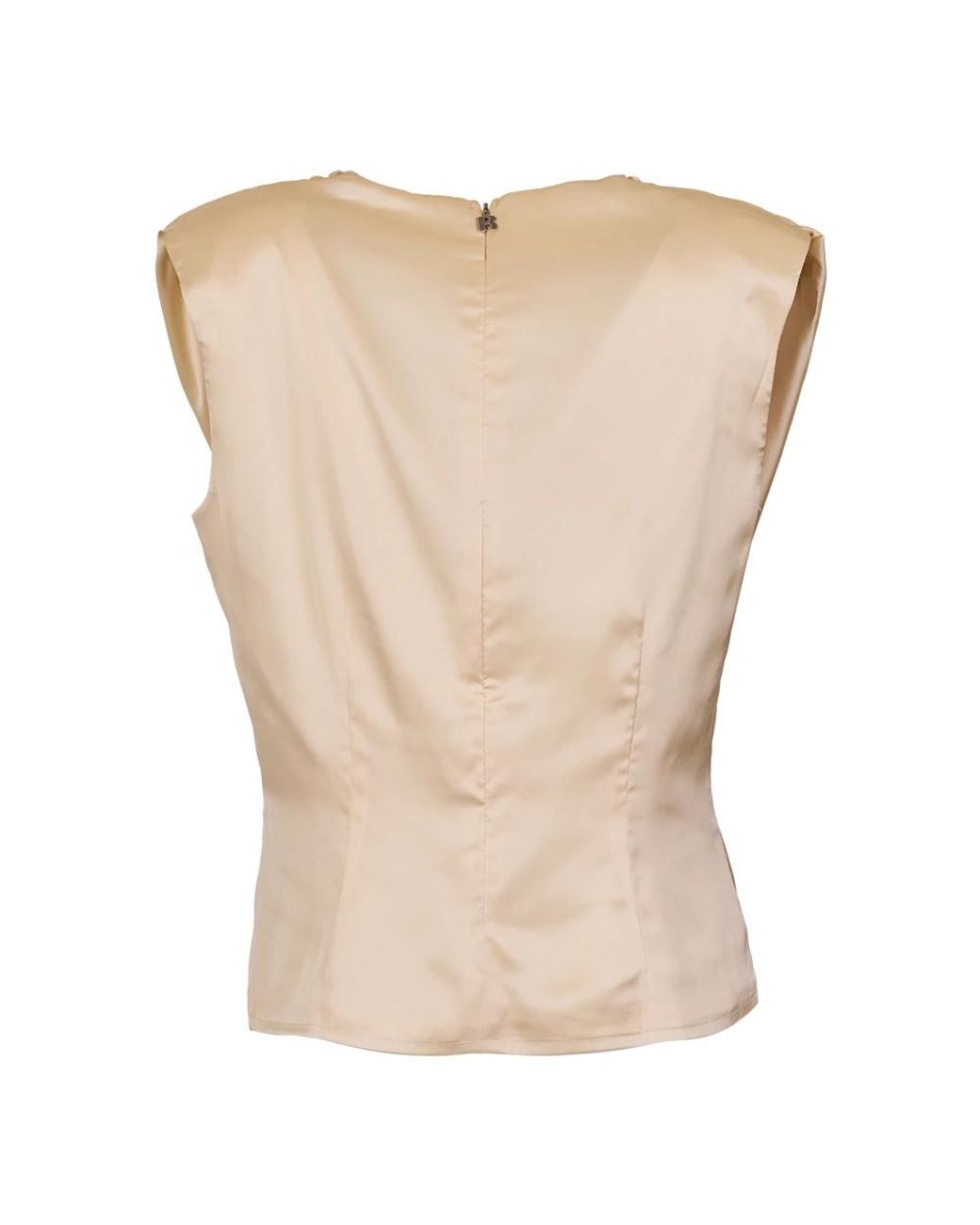 ROTATE BIRGER CHRISTENSEN Natural Sleeveless Tops