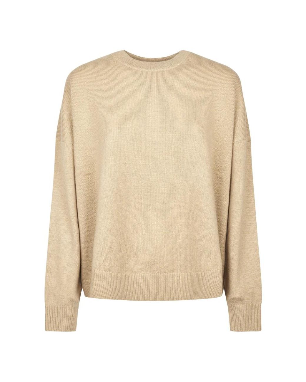 Max Mara Natural Round-Neck Knitwear