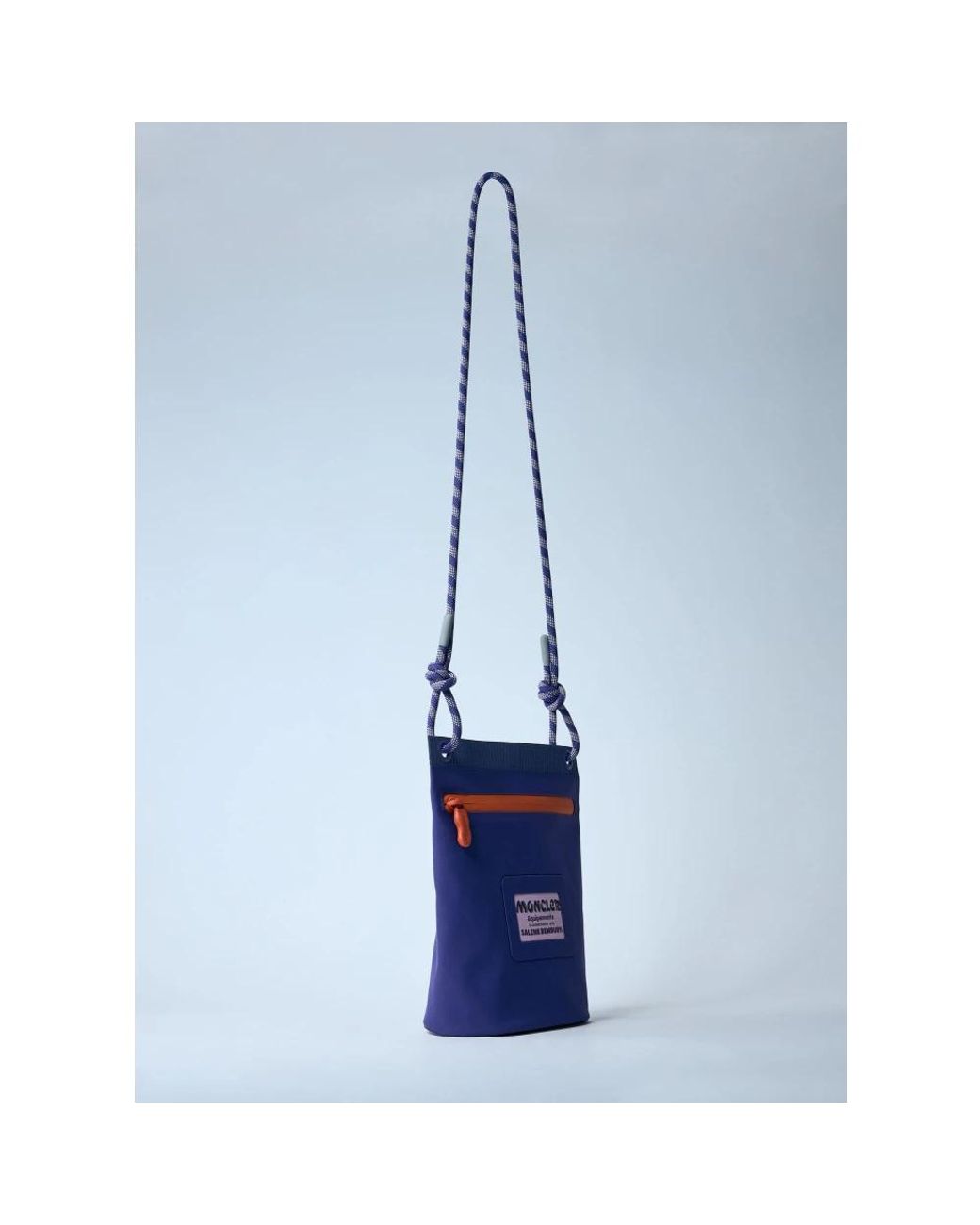 Moncler Crossbody tasche mit logo-patch in Blue für Herren