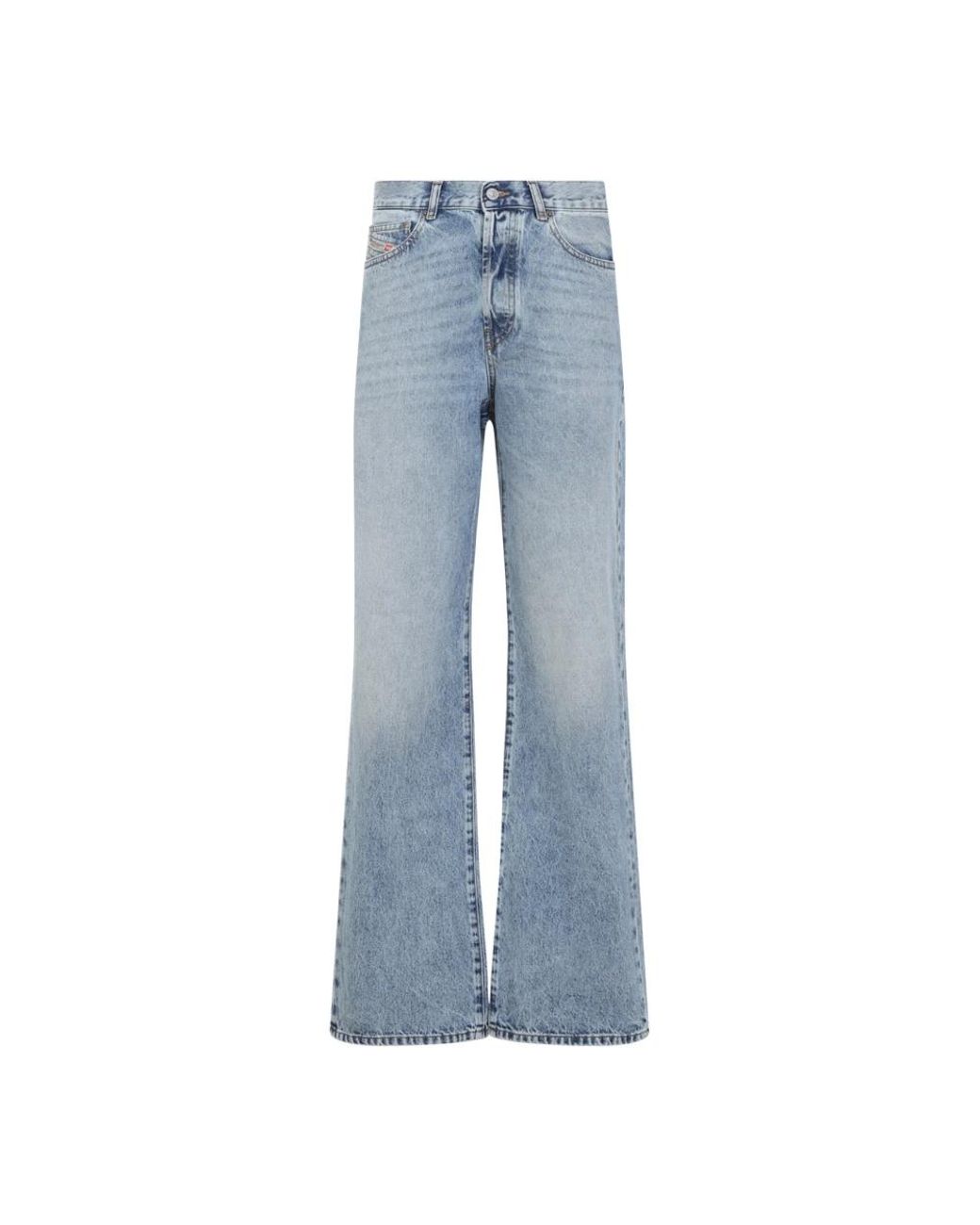 DIESEL Blue Flared High Rise Jeans
