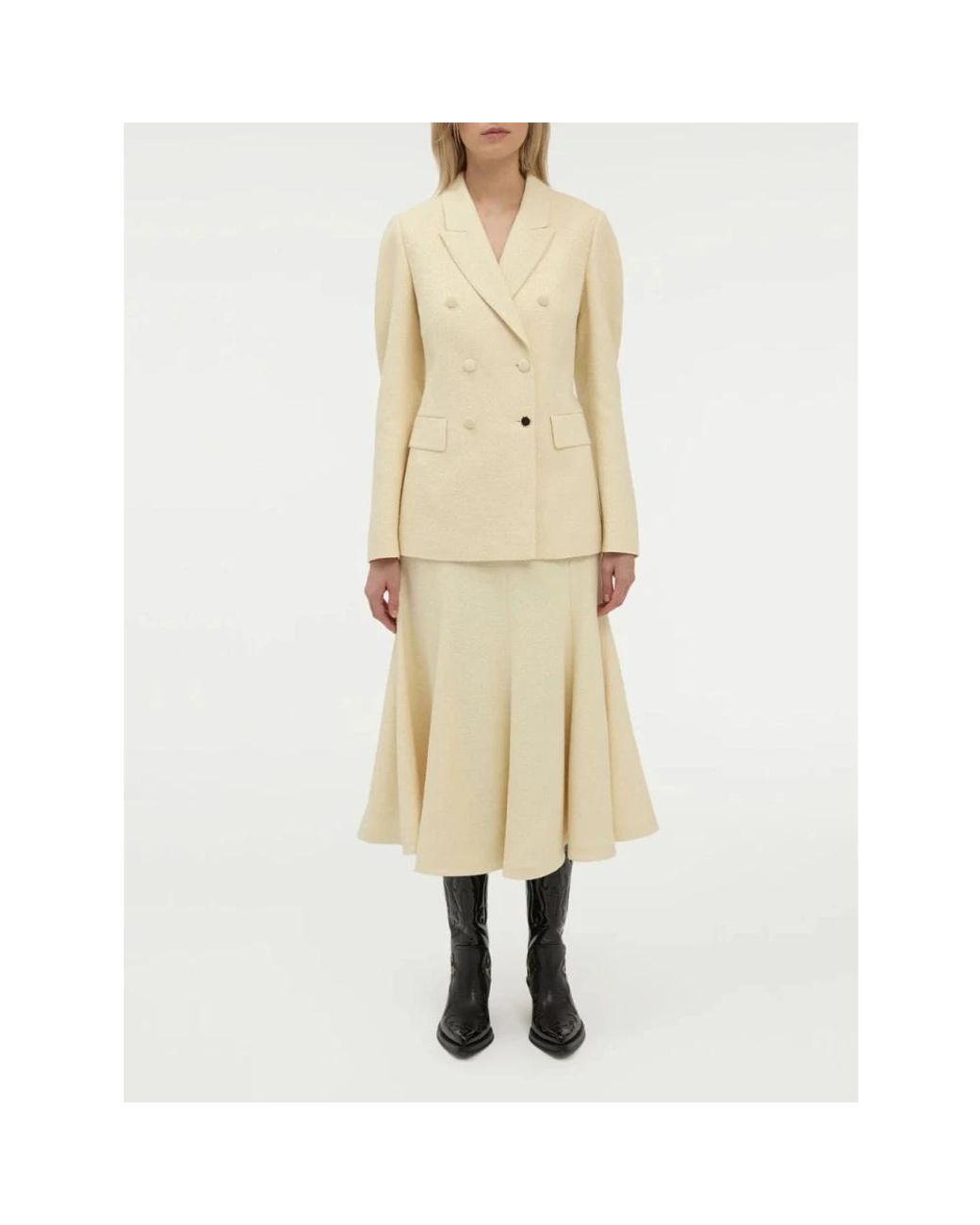 Gabriela Hearst Natural Blazers