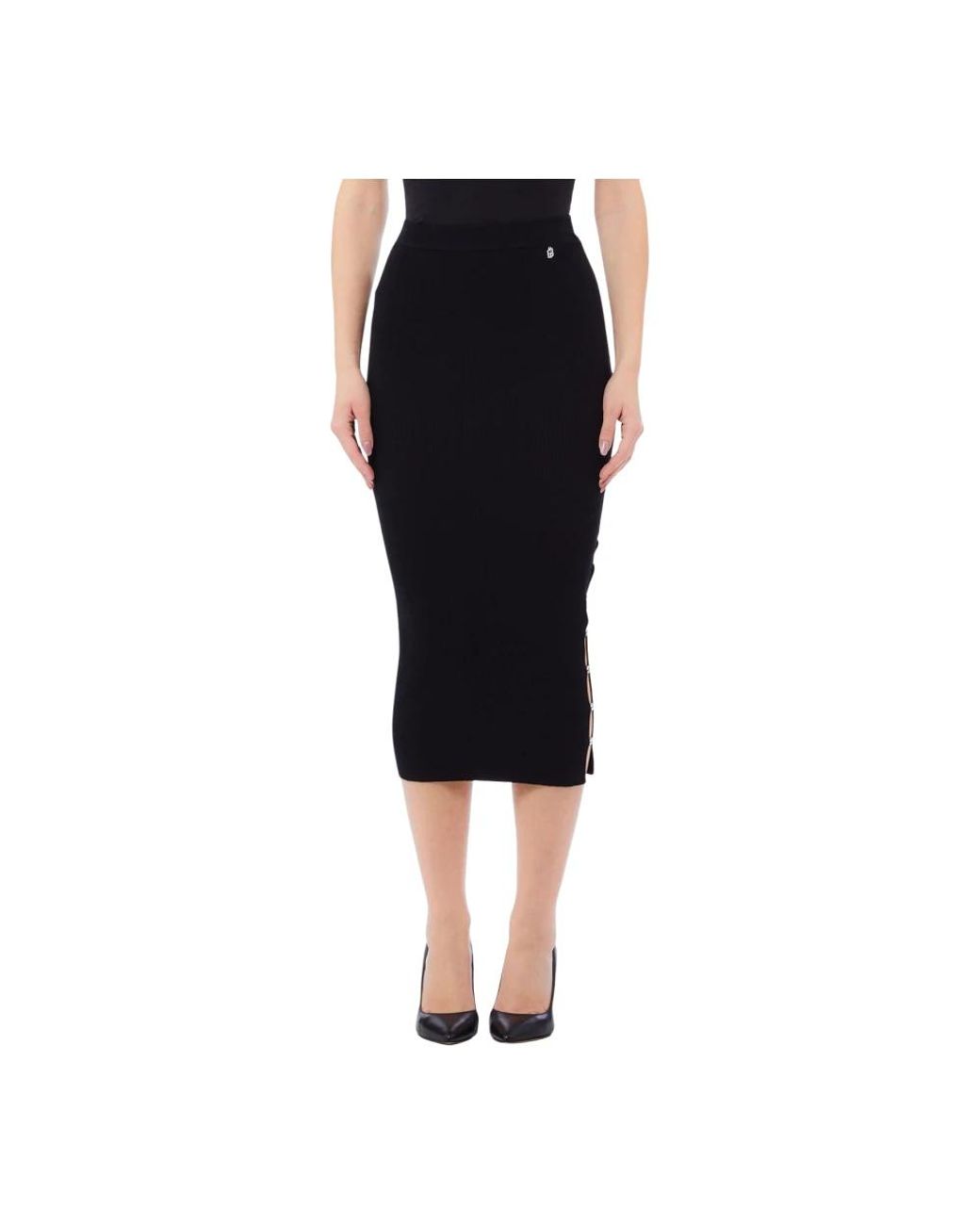 Liu Jo Black Midi Skirts