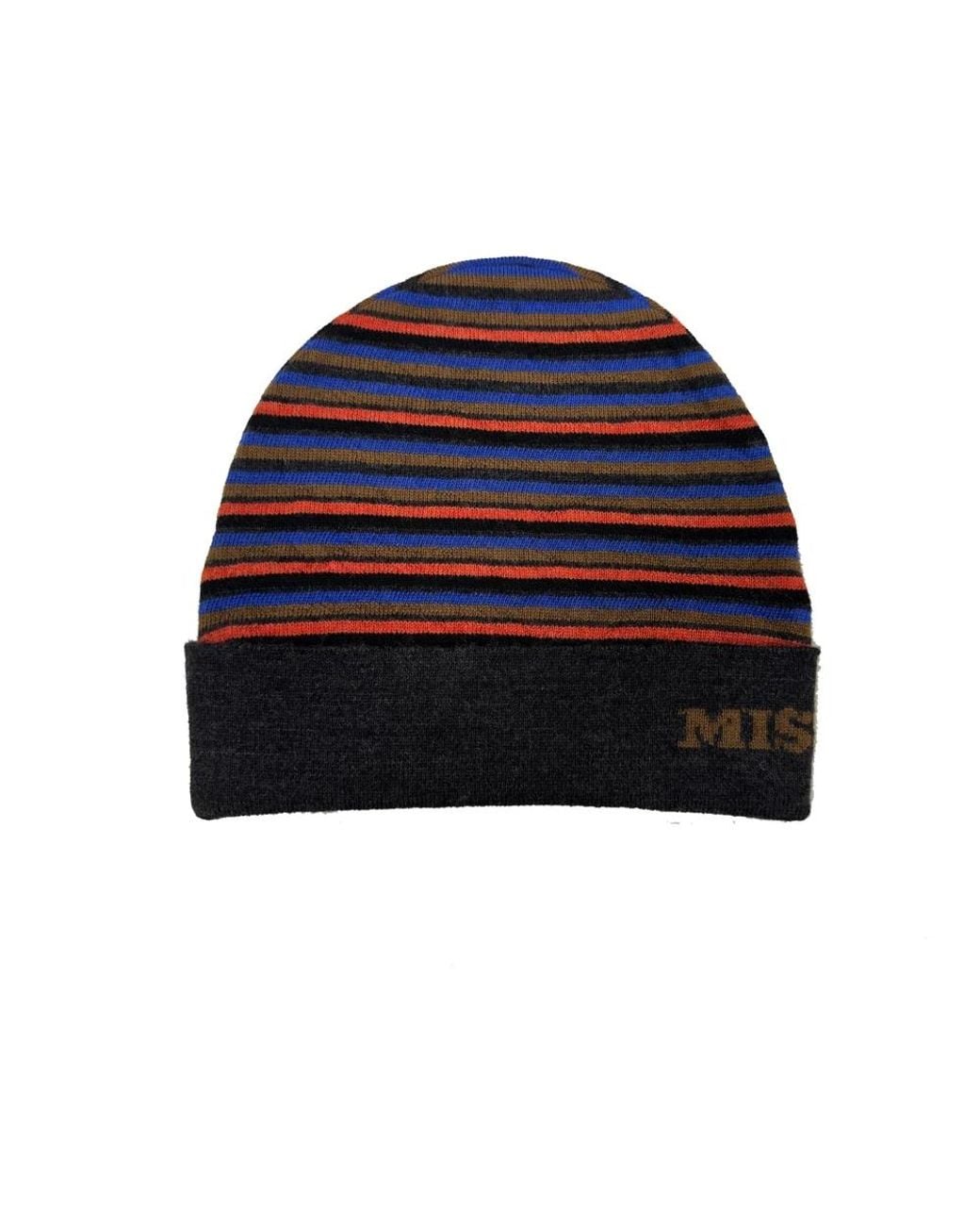 Missoni Blue Wool Hat for men