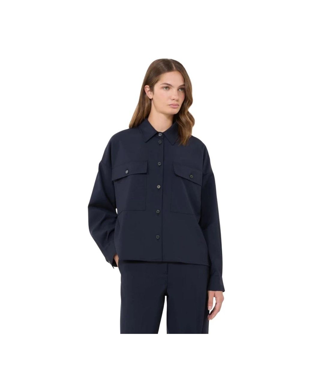 Weekend by Maxmara Blue Shirts