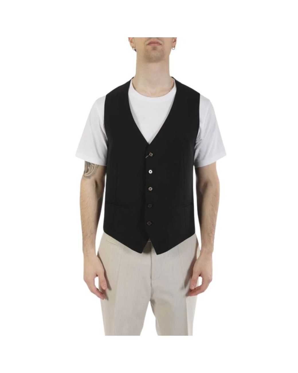 Michael Kors Black Waistcoats for men