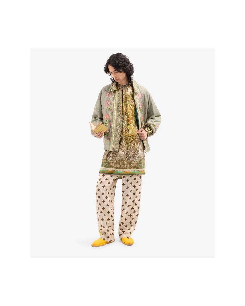 Pierre Louis Mascia Metallic Tapered Trousers