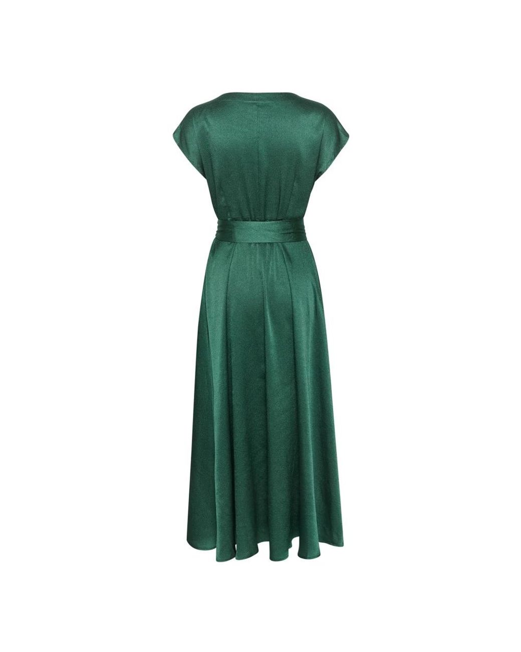 Cream Green Midi Dresses