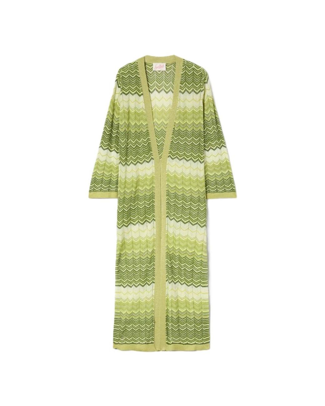 Mc2 Saint Barth Green Long Knitwear