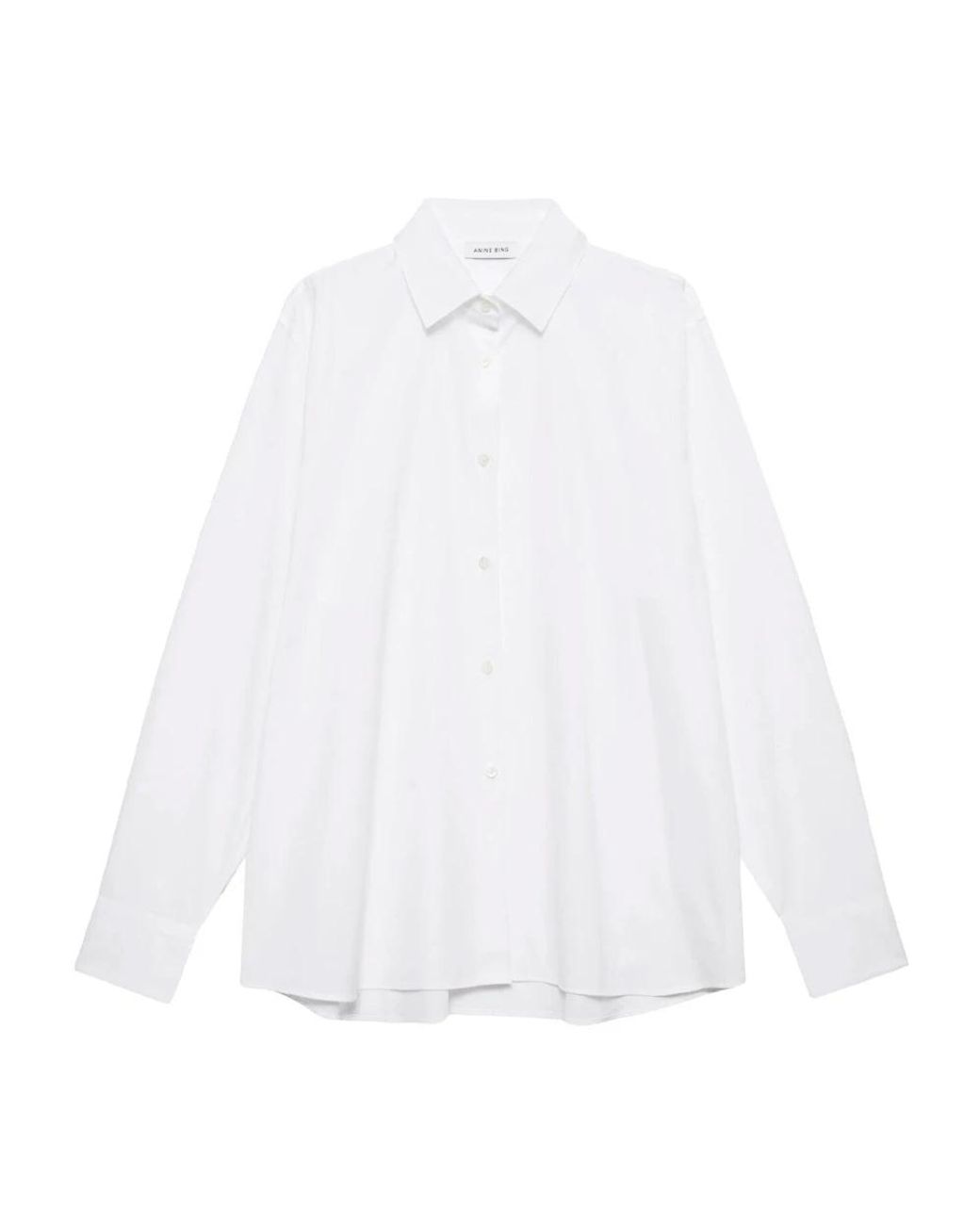 Anine Bing Overhemden ,Wit ,Katoen Essie Shirt in het White