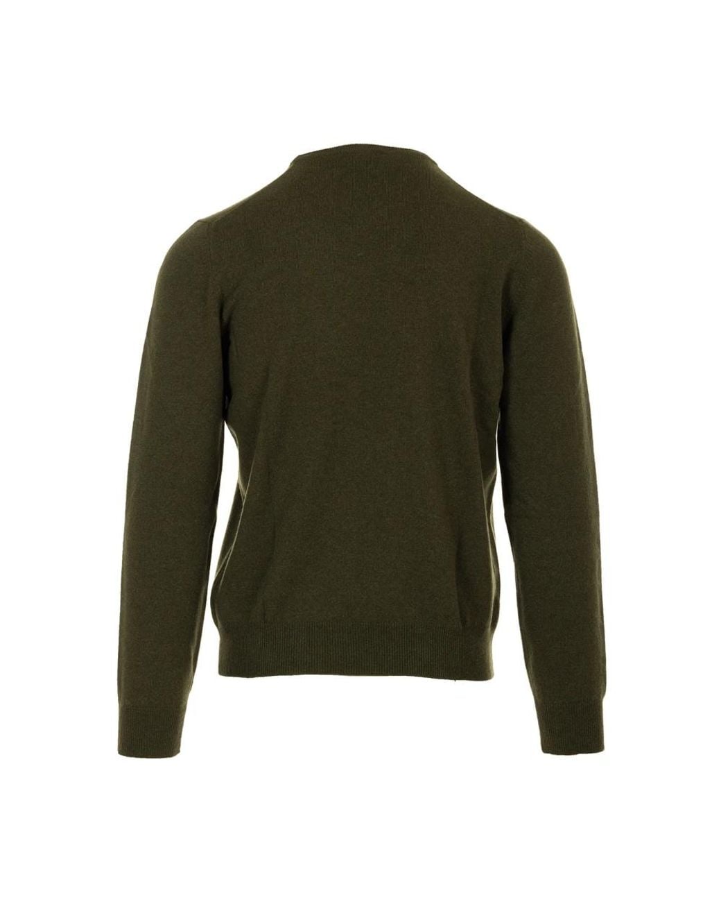 Gran Sasso Green Round-Neck Knitwear for men