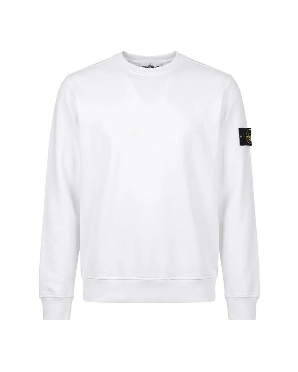 Stone Island White Sweatshirts for men