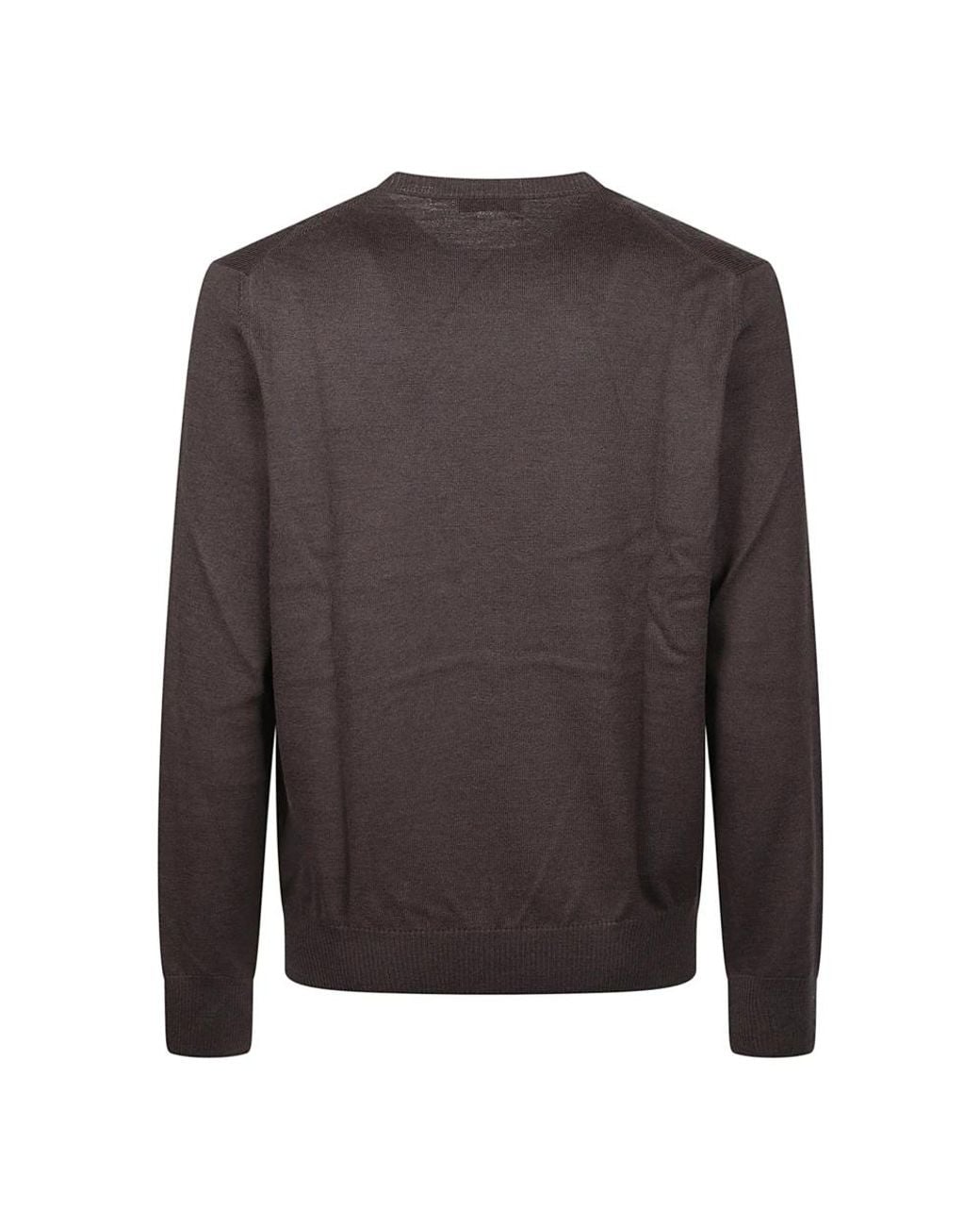 Fay Brown Round-Neck Knitwear for men