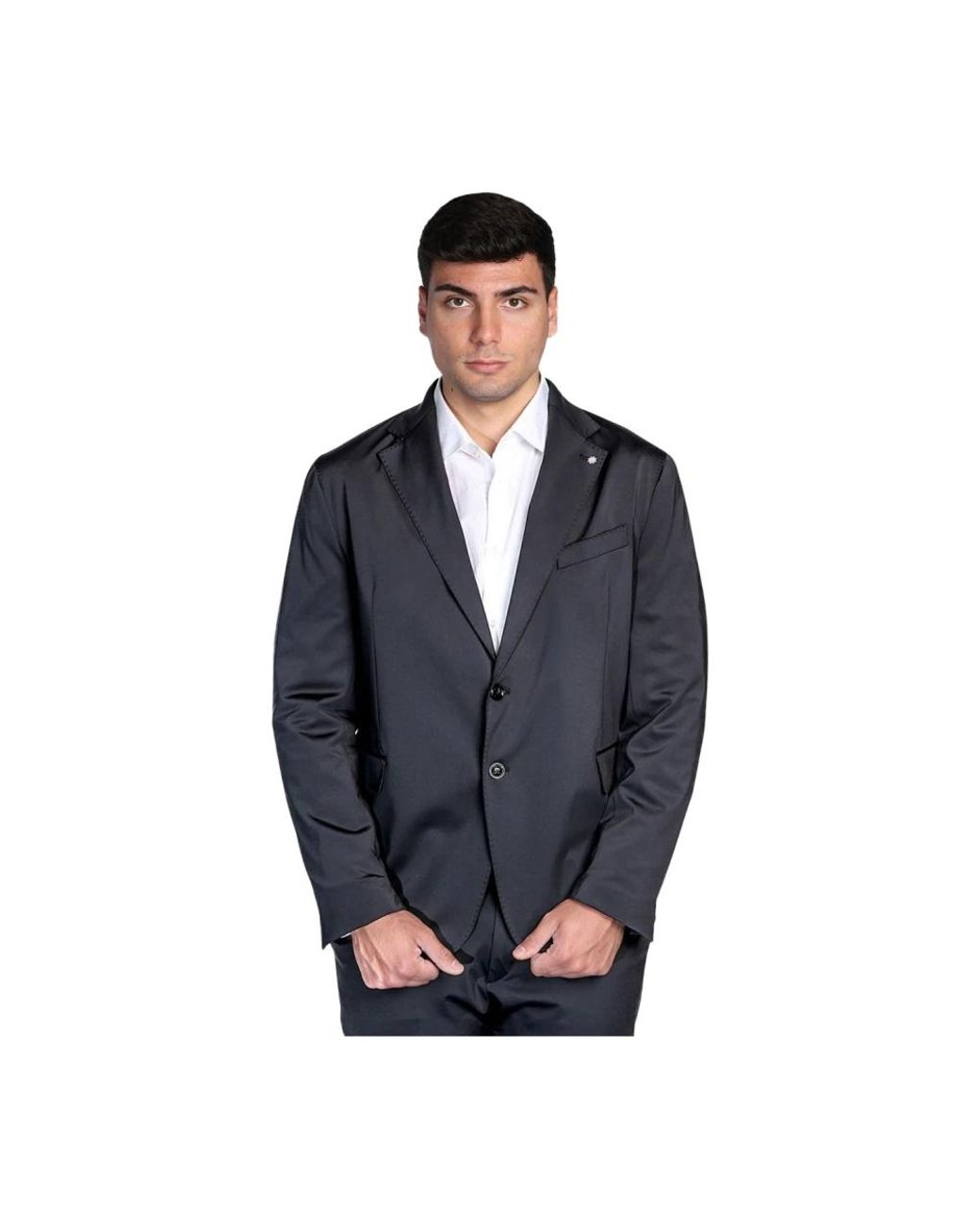 Bharnaba Blue Single Breasted Suits for men