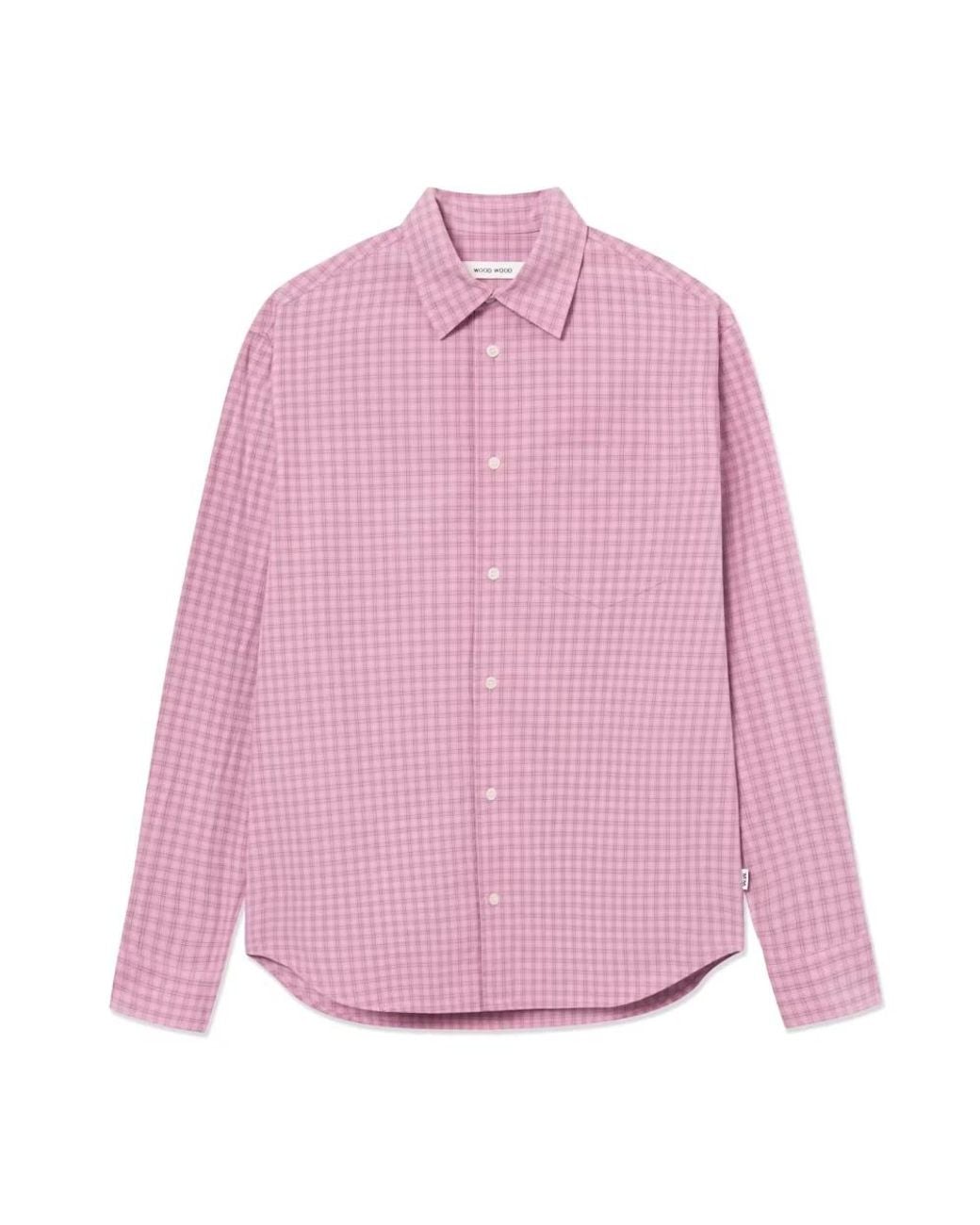 WOOD WOOD Pink Casual Shirts for men