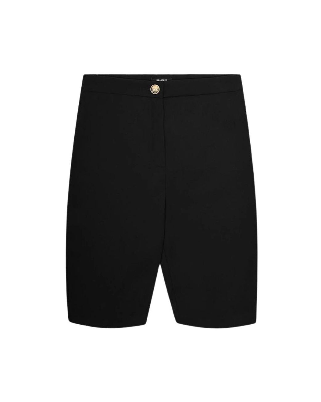 Balmain Black Casual Shorts for men