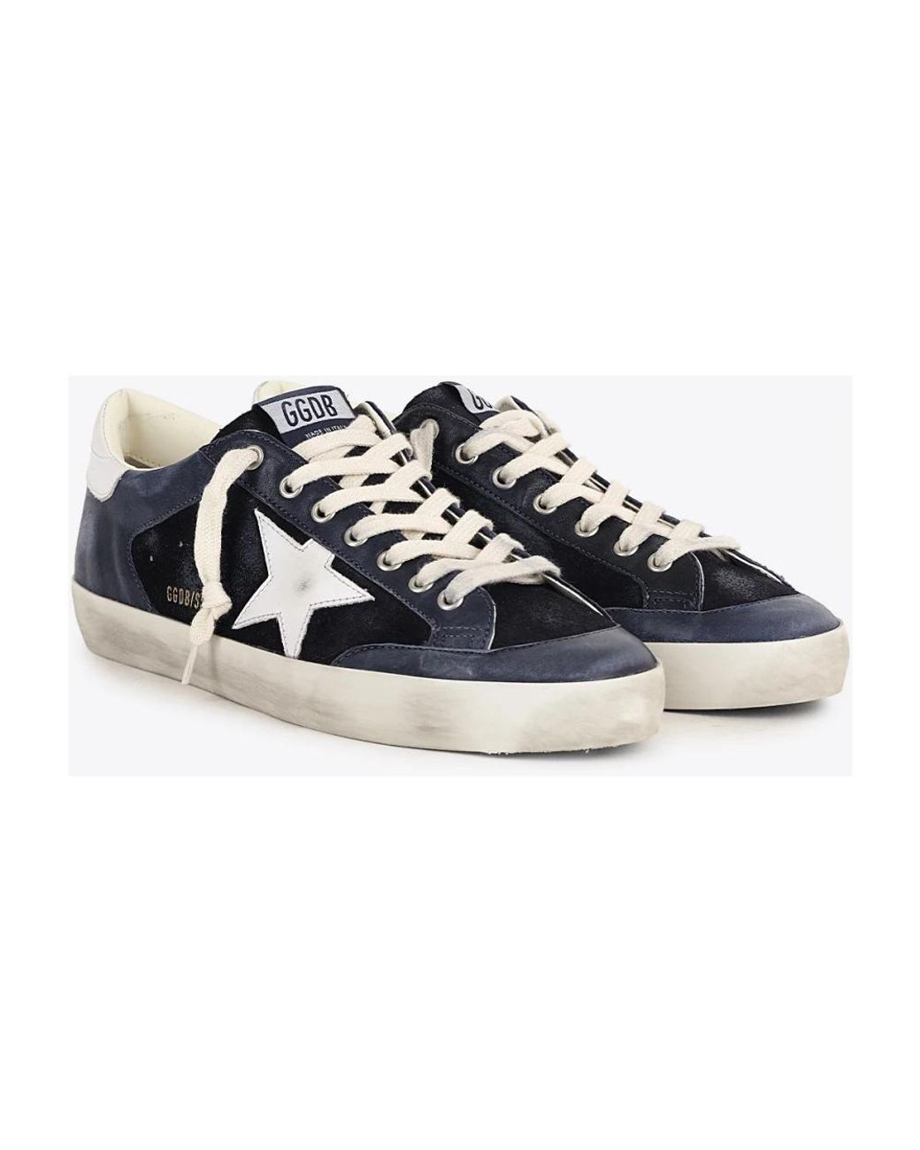 Golden Goose Deluxe Brand Blue Sneakers for men