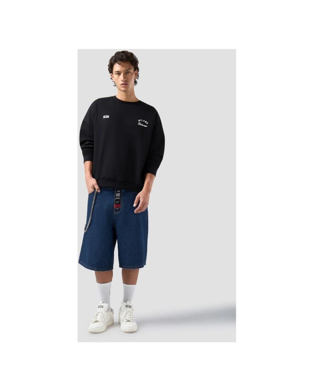 Sweatshirts Gcds de hombre de color Blue