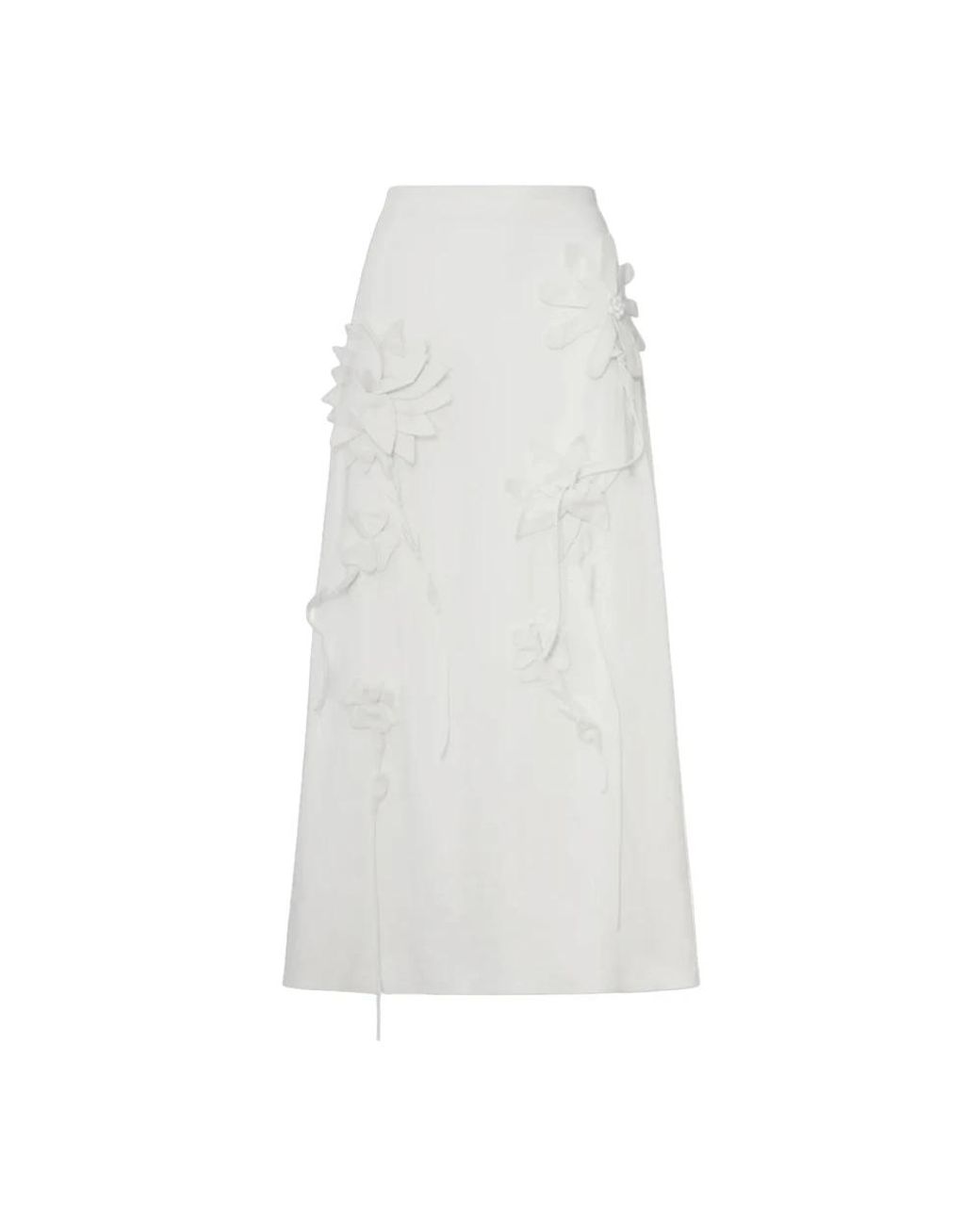 Farm Rio White Midi Skirts