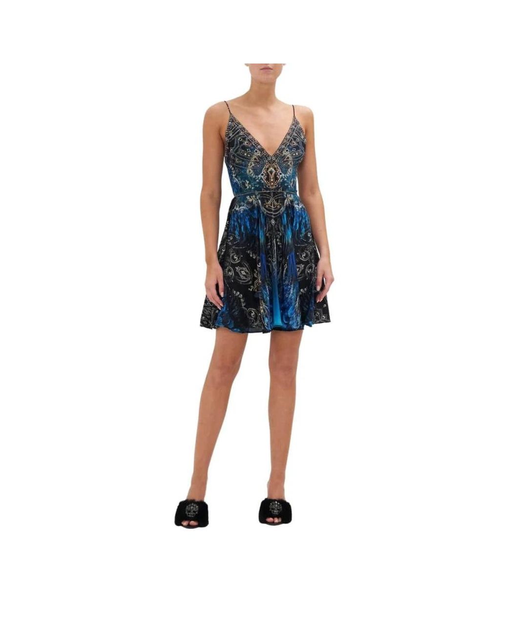 Camilla Blue Short Dresses