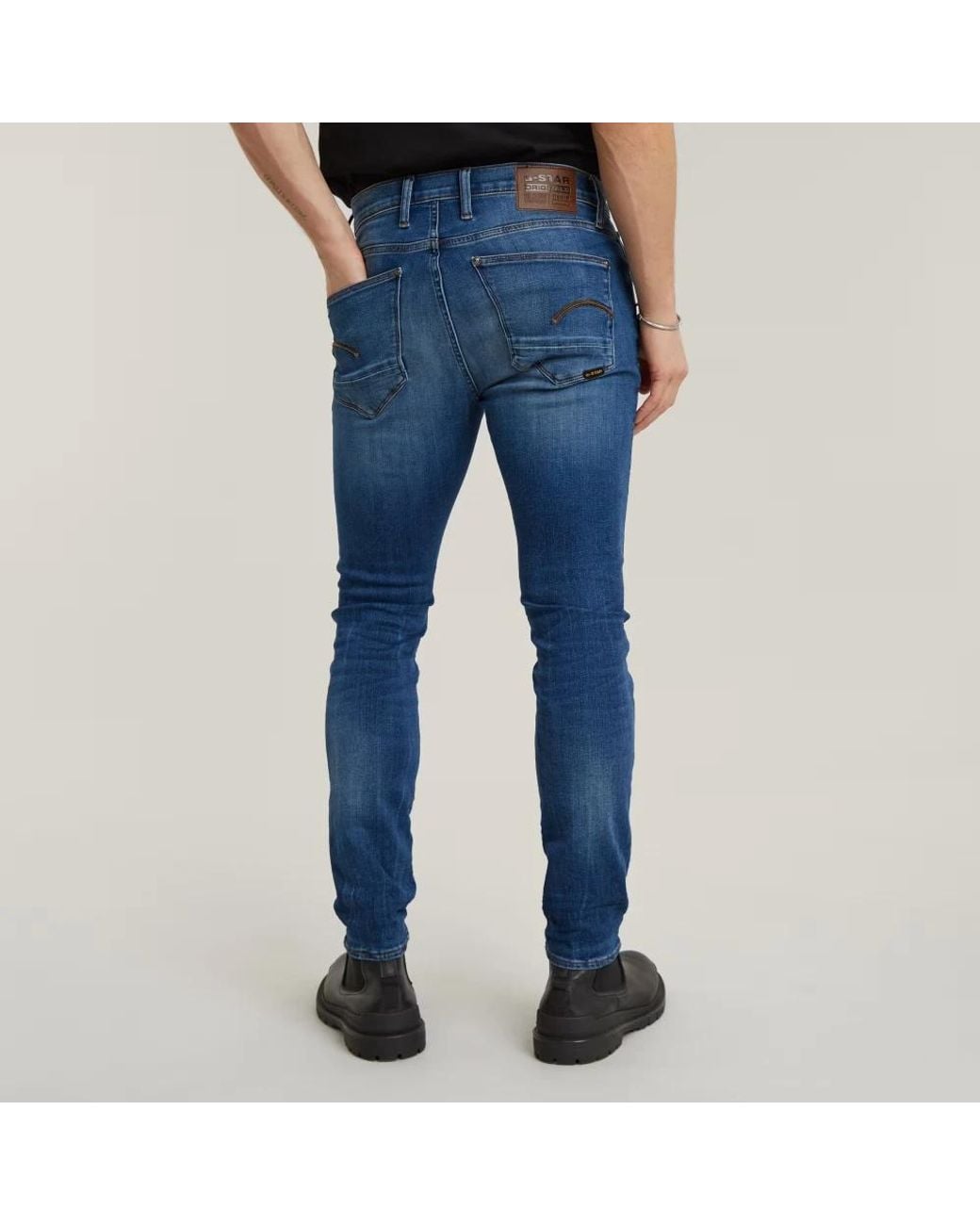 Stone Island Blue Skinny Fit Jeans for men