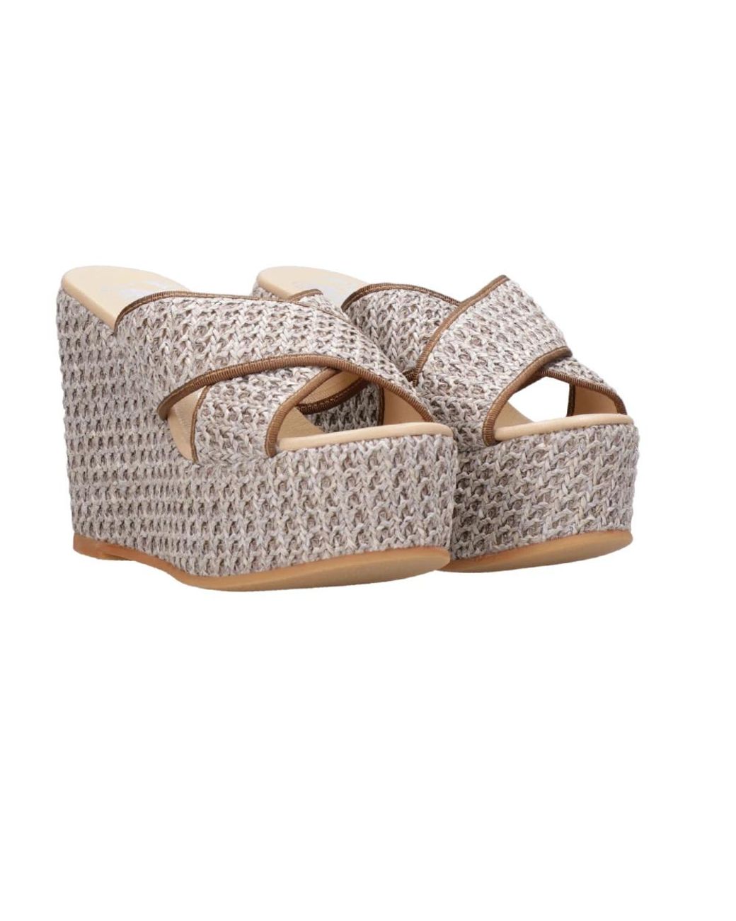 Wedges Espadrilles en coloris Gray