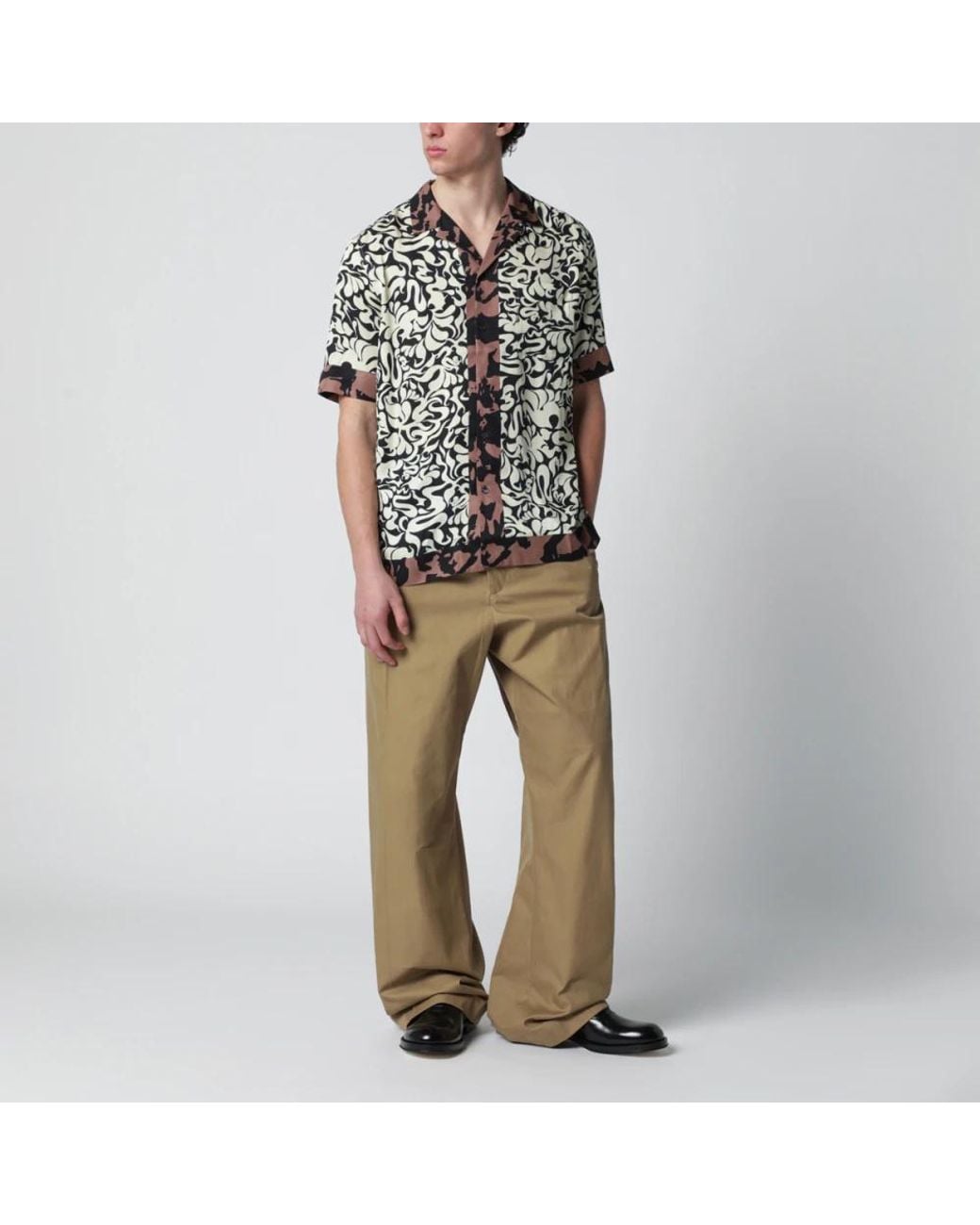 Dries Van Noten Multicolor Short Sleeve Shirts for men
