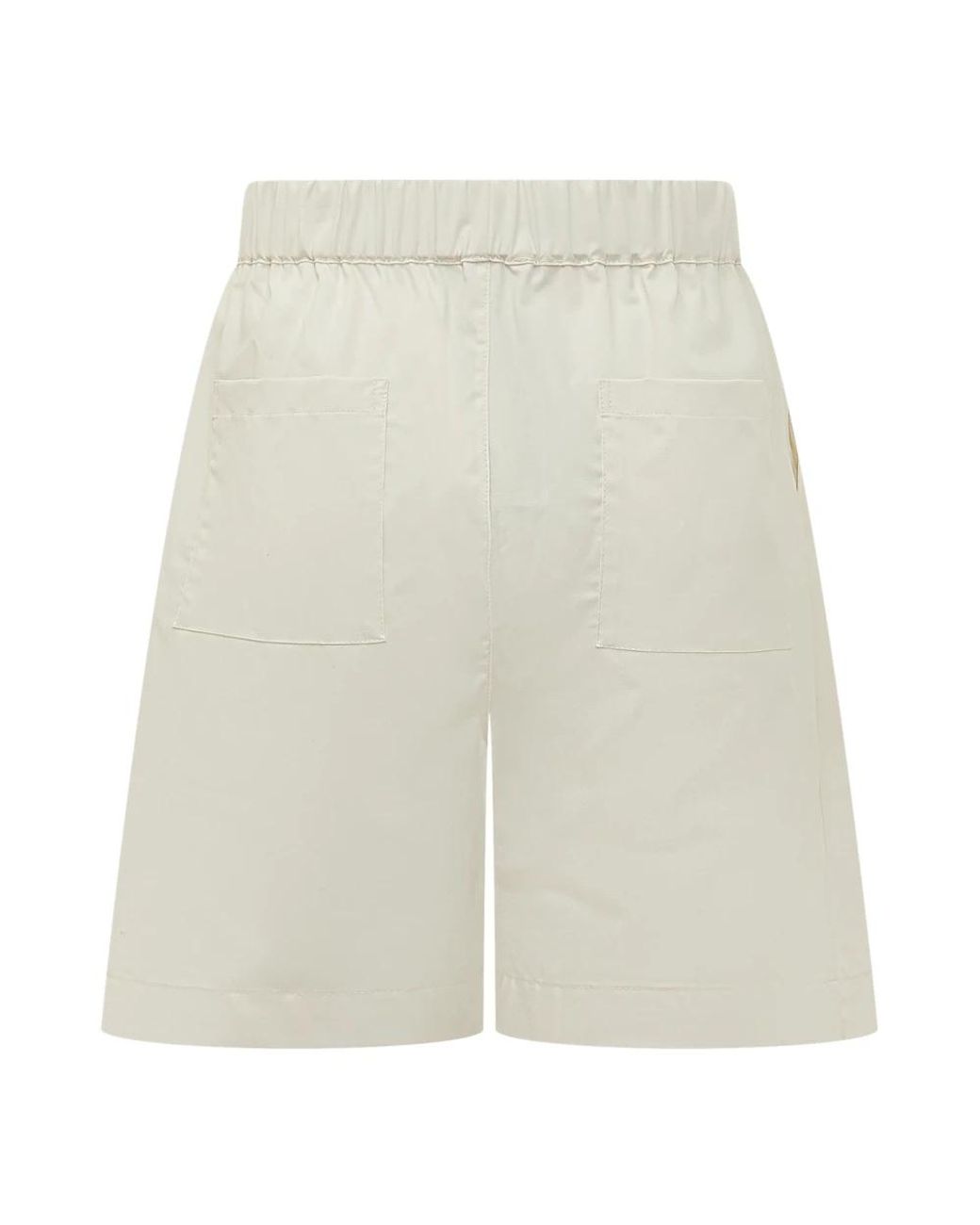 A PAPER KID White Casual Shorts for men