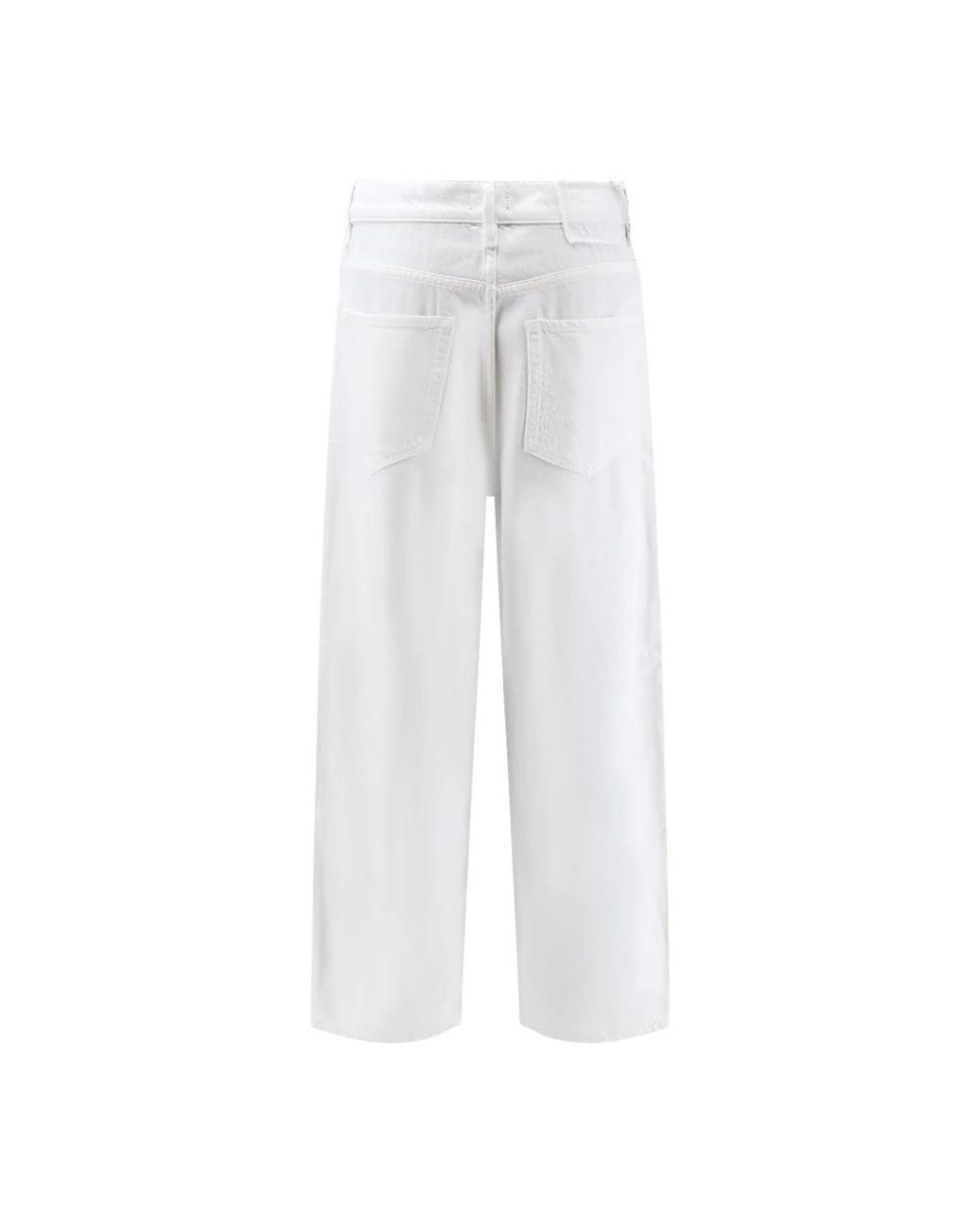Pinko White Straight Jeans