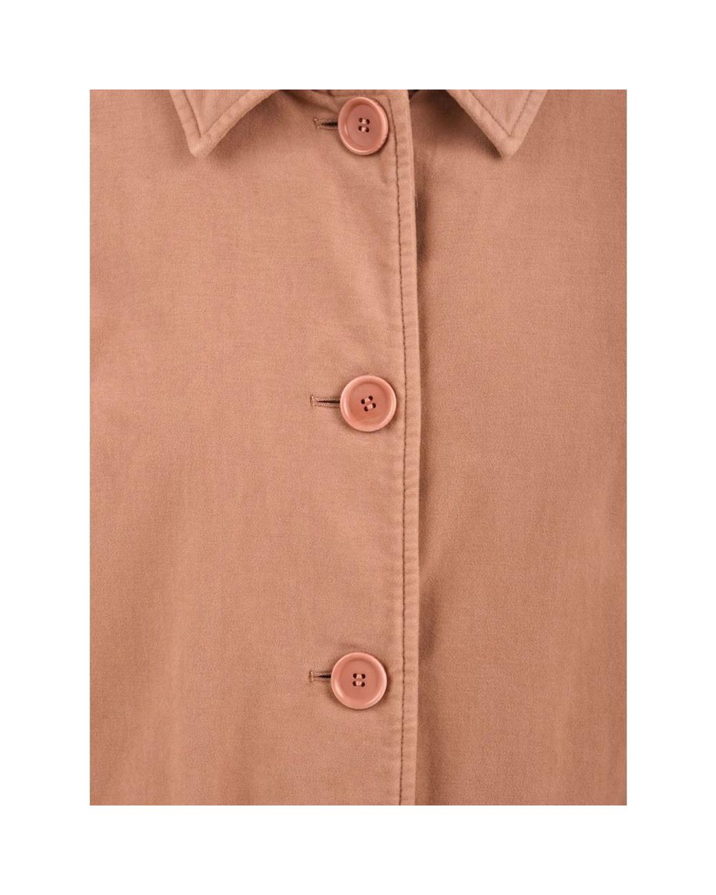 Single-Breasted Coats Aspesi en coloris Brown
