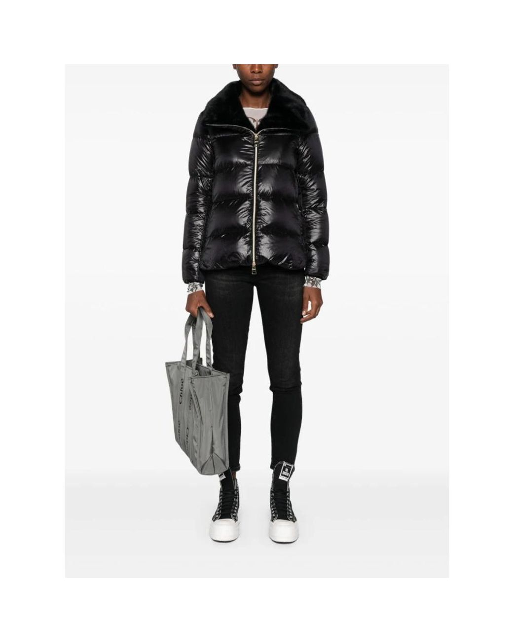 Herno Black Down Jackets
