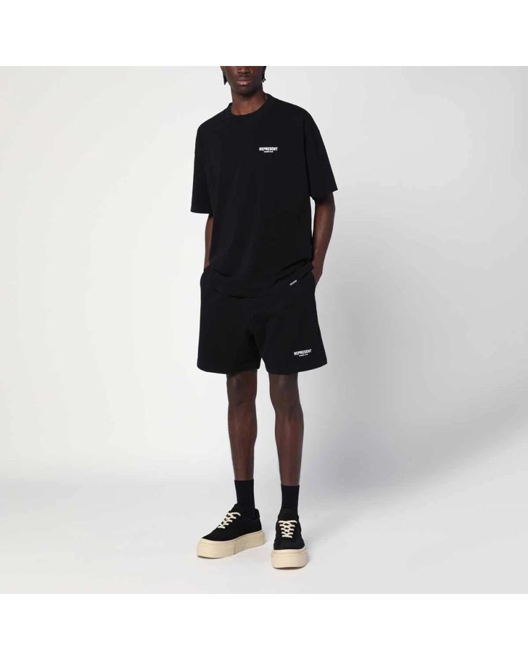 Represent Black T-Shirts for men