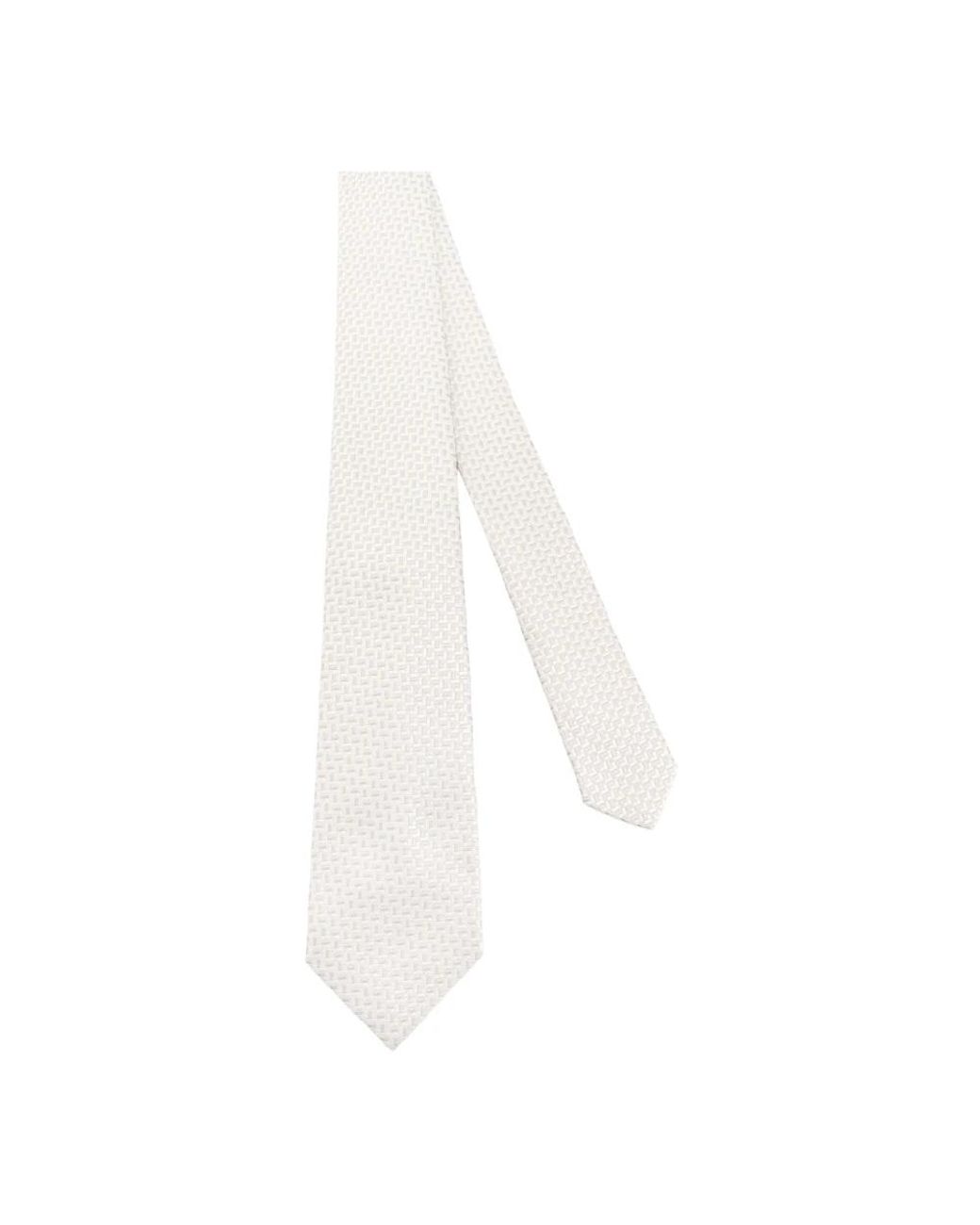 Ties Kiton de hombre de color White