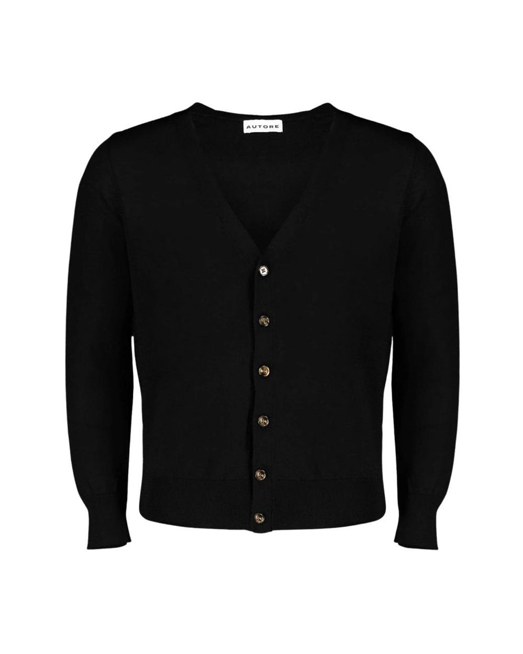 Cardigans AUTORE de hombre de color Black
