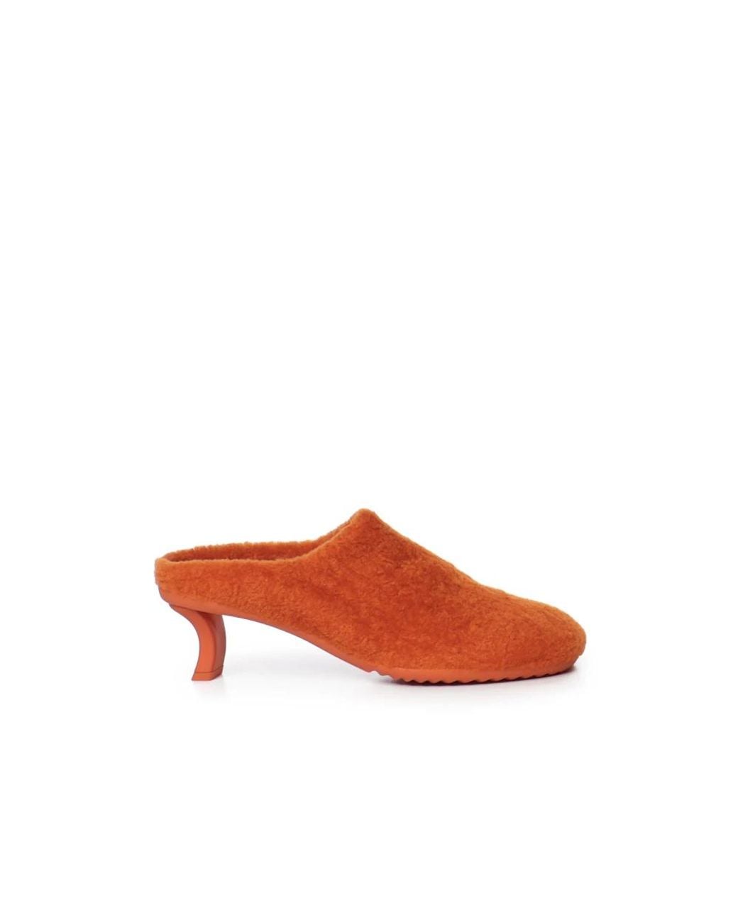 Loewe Brown Heeled Mules
