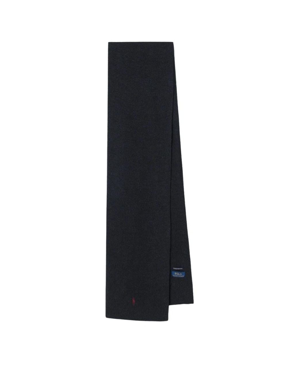 Polo Ralph Lauren Black Winter Scarves for men
