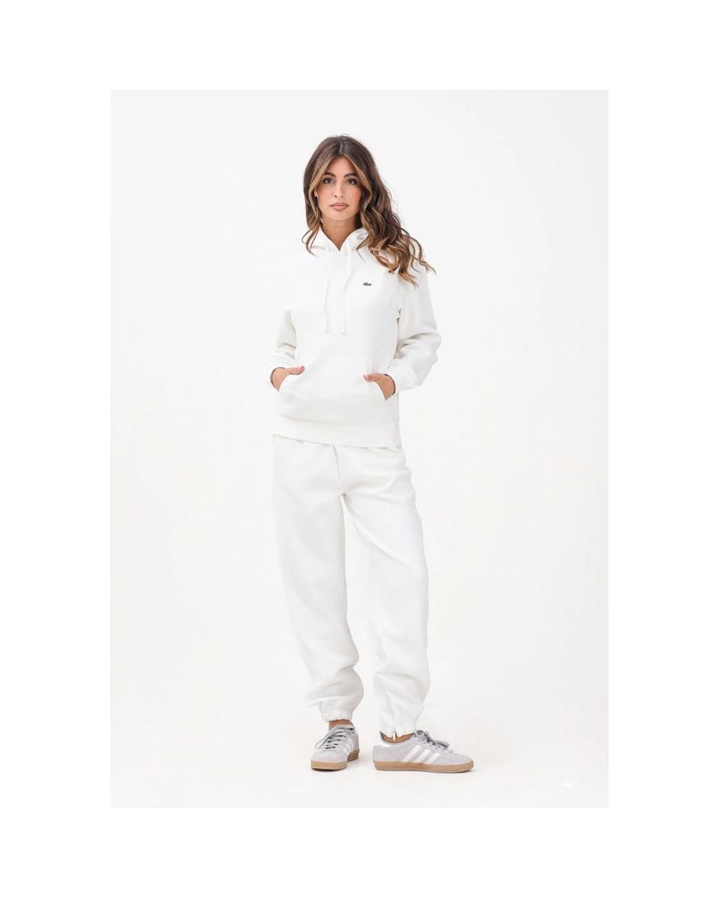 Sweatpants Lacoste de color White