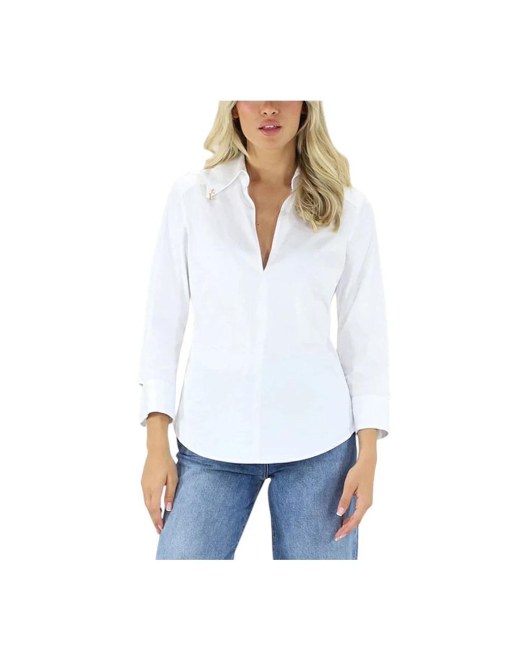 Elisabetta Franchi White Blouses